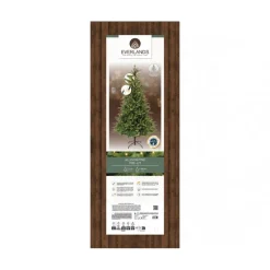 Albero di Natale Allison Illuminato h240Ø152cm PE+PVC
