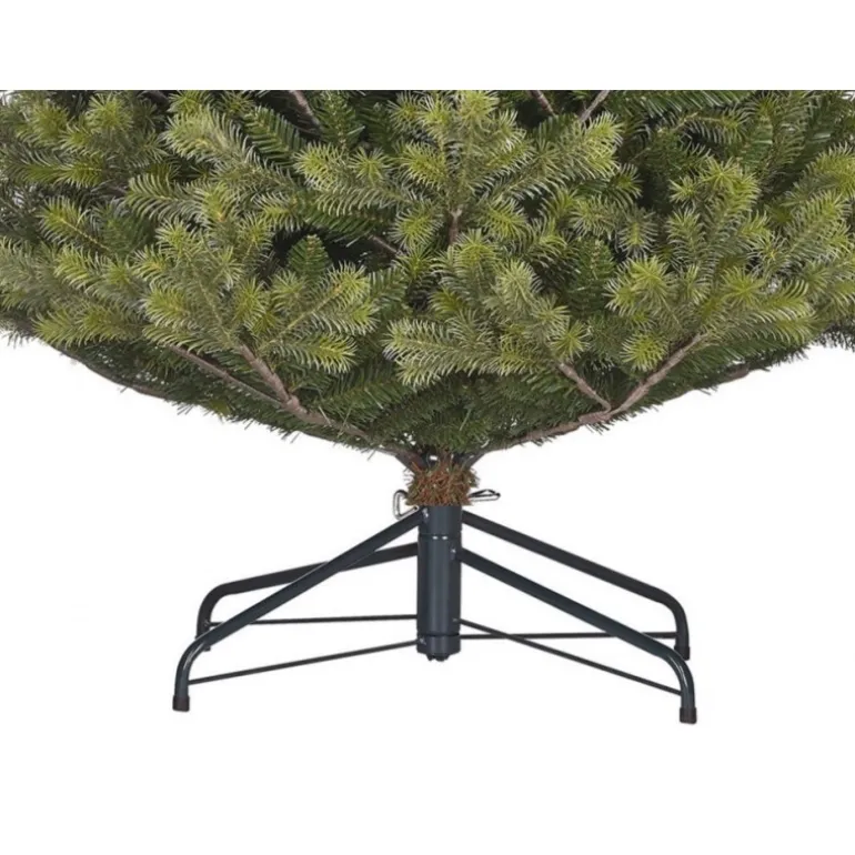 Albero di Natale Clive Slim Verde h230 Ø122m PE+PVC
