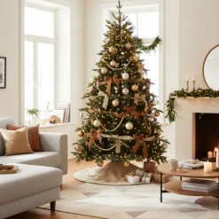 Albero di Natale Illuminato Harold 950LED h210Ø115cm PE+PVC