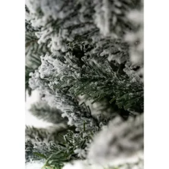 Albero di Natale Russel Innevato h180Ø65cm PE+PVC