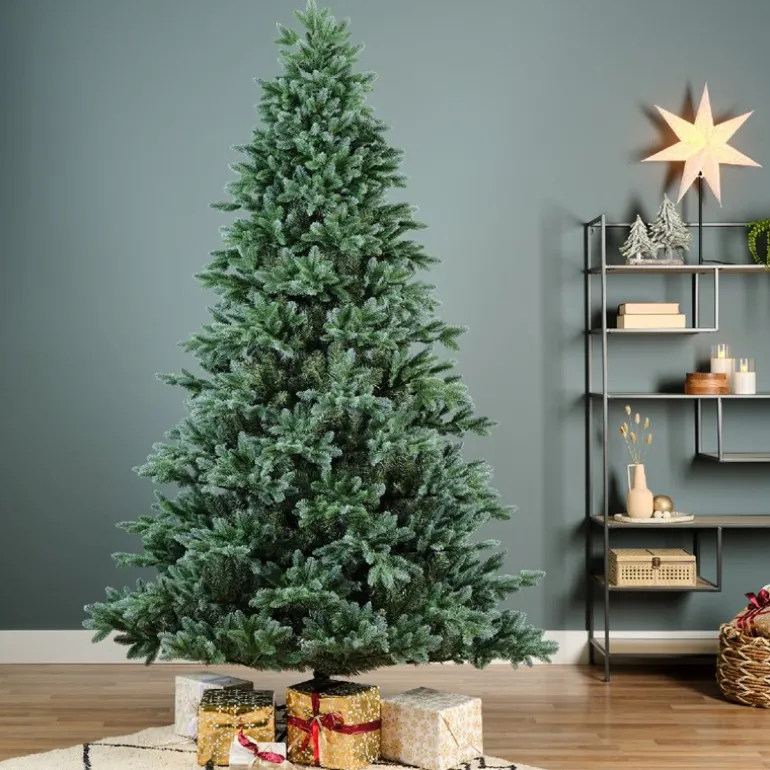 Albero di Natale Trondheim Verde/Blue h300Ø180cm PE+PVC