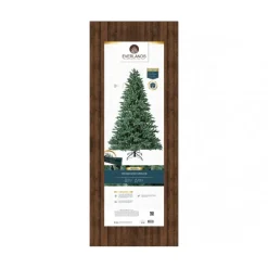 Albero di Natale Trondheim Verde/Blue h240Ø150cm PE+PVC