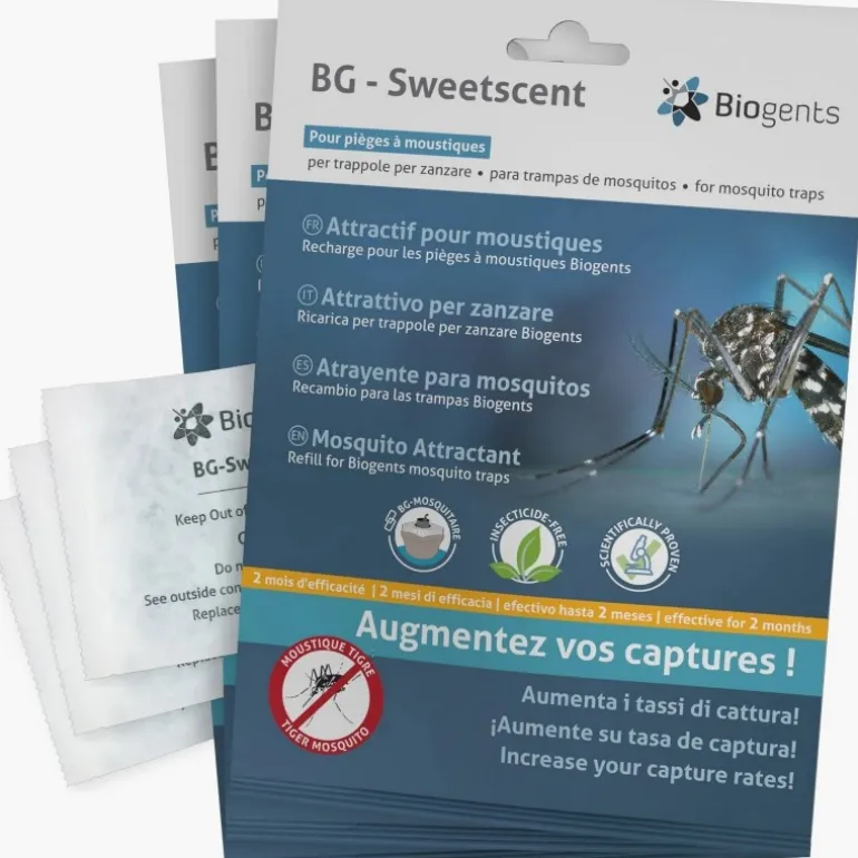Attrattivo per trappola per zanzare Biogents BG-Sweetscent - Pacchetto stagionale (3x)