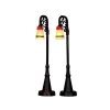 Bell Ornament Lamp Post Set of 2 B/O 4.5V Cod. 54932