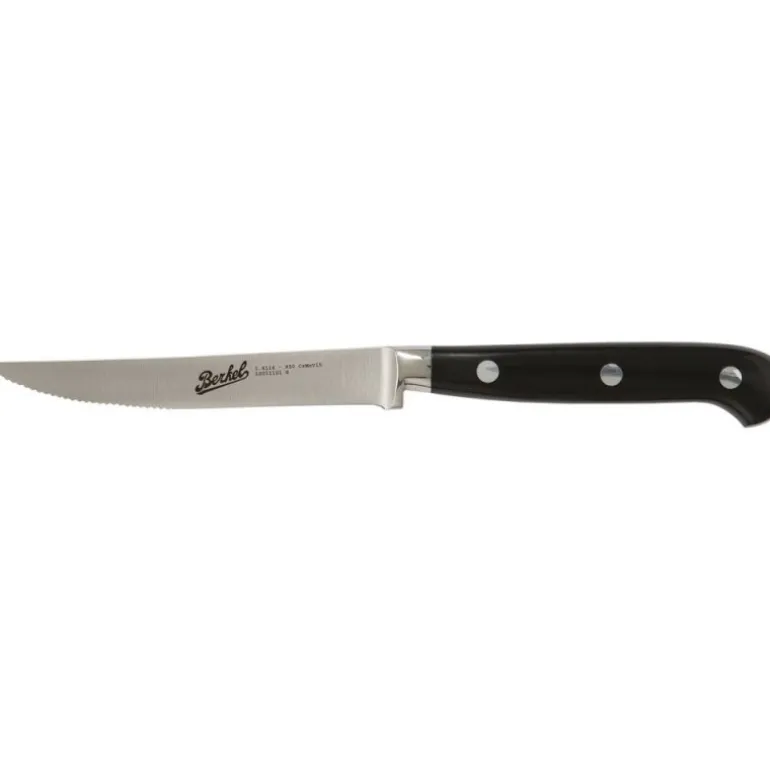 Berkel Adhoc Coltello bistecca 11 cm Nero Lama seghettata