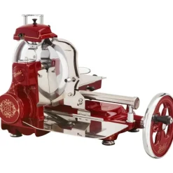 Berkel Affettatrice Volano Fiorato Tribute colore Rosso Berkel - Decori Oro