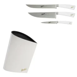 Berkel Ceppo Bag + Elegance Set 3 coltelli chef Bianco