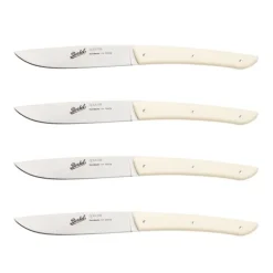 Berkel Set 4 Coltelli da Bistecca Colore Crema