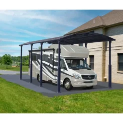Canopia Alpine Alto RV Carport in Alluminio 3.6 X 13 m