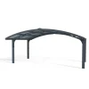 Canopia Arizona Wave Carport Doppio in Alluminio 6 X 5 m