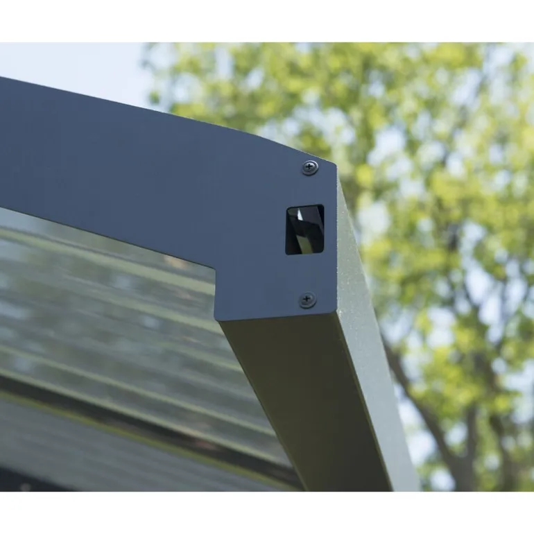 Canopia Arizona Wave Carport Doppio in Alluminio 6 X 5 m