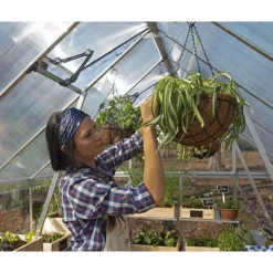 Canopia Balance Ibrida Serra Da Giardino in Policarbonato 487X244X229 cm Argento