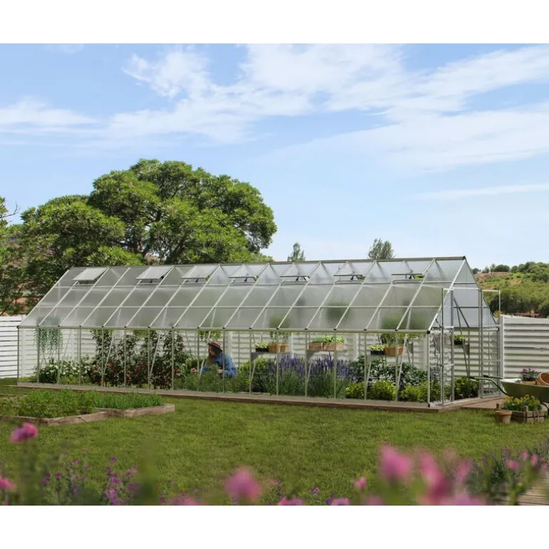 Canopia Balance Ibrida Serra Da Giardino in Policarbonato 964X304X257 cm Argento