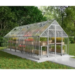 Canopia Balance Ibrida Serra Da Giardino in Policarbonato 607X244X229 cm Argento