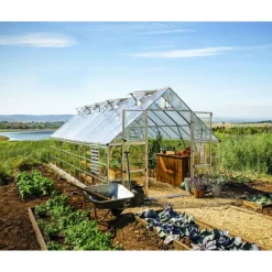 Canopia Balance Ibrida Serra Da Giardino in Policarbonato 724X304X257 cm Argento