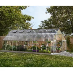 Canopia Balance Ibrida Serra Da Giardino in Policarbonato 724X304X257 cm Argento