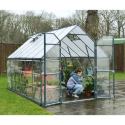 Canopia Balance Ibrida Serra Da Giardino in Policarbonato 367X244X229 cm Grigio