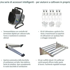 Canopia Balance Ibrida Serra Da Giardino in Policarbonato 607X244X229 cm Grigio