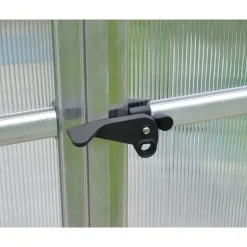 Canopia Bella Doppio Strato Serra Da Giardino in Policarbonato 964X244X219 cm Argento