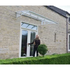 Canopia Bordeaux Pensilina Da Esterno 223X140 cm Trasparente