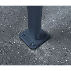 Canopia Capri Pergola Addossata in Alluminio 3X7.4 m Grigio