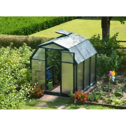 Canopia Eco Grow Doppio Strato Serra Da Giardino in Policarbonato 197X204X198 cm Verde