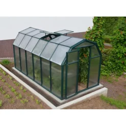 Canopia Eco Grow Doppio Strato Serra Da Giardino in Policarbonato 383X204X198 cm Verde