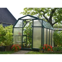 Canopia Eco Grow Doppio Strato Serra Da Giardino in Policarbonato 259X204X198 cm Verde
