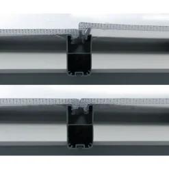 Canopia Feria Pergola Addossata in Alluminio 3X6.1 m Grigio