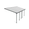 Canopia Feria Pergola Addossata in Alluminio 3X7.3 m Grigio