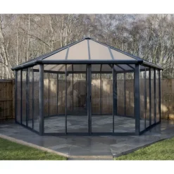 Canopia Garda Gazebo Chiuso in Alluminio 5.2X6 m