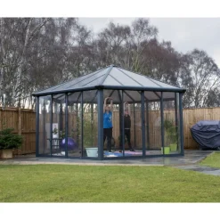 Canopia Garda Gazebo Chiuso in Alluminio 5.2X6 m