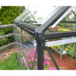 Canopia Harmony Trasparente Serra Da Giardino in Policarbonato 247X185X208 cm Grigio