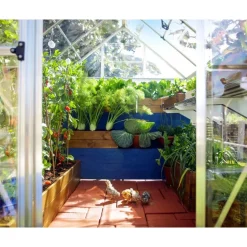 Canopia Harmony Trasparente Serra Da Giardino in Policarbonato 247X185X208 cm Argento