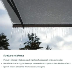 Canopia Helsinki Pergola 3 X 3.4 m Pergola in Legno di Cedro