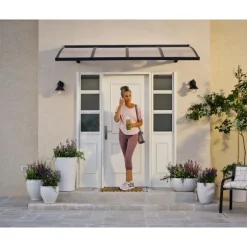 Canopia Herald Pensilina Da Esterno 223X140 cm Trasparente