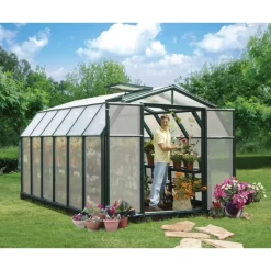 Canopia Hobby Gardener Doppio Strato Serra Da Giardino in Policarbonato 391X266X208 cm Verde