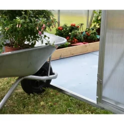 Canopia Hybrid Serra Da Giardino in Policarbonato 306X185X208 cm Argento