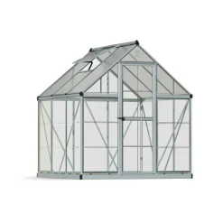 Canopia Hybrid Serra Da Giardino in Policarbonato 186X185X208 cm Argento