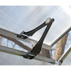 Canopia Hybrid Serra Da Giardino in Policarbonato 126X185X208 cm Argento