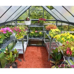 Canopia Hybrid Serra Da Giardino in Policarbonato 306X185X208 cm Grigio