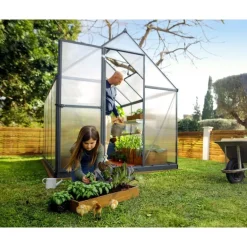 Canopia Hybrid Serra Da Giardino in Policarbonato 426X185X208 cm Verde