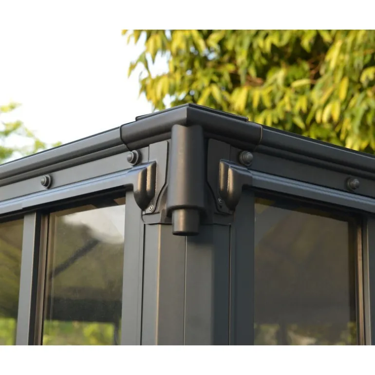 Canopia Ledro Gazebo Chiuso in Alluminio 3X4.3 m