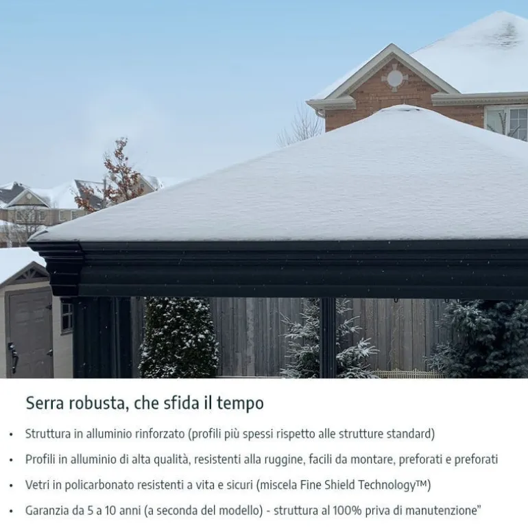 Canopia Milano Gazebo in Alluminio 3X3 m