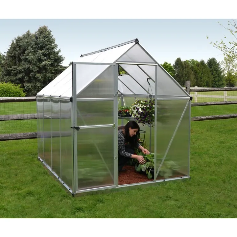 Canopia Mythos Doppio Strato Serra Da Giardino in Policarbonato 247X185X208 cm Argento