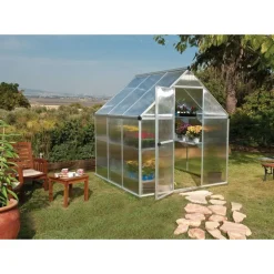 Canopia Mythos Doppio Strato Serra Da Giardino in Policarbonato 186X185X208 cm Argento