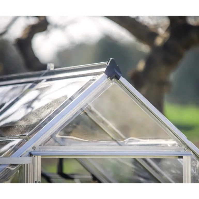 Canopia Octave Trasparente Serra Da Giardino in Policarbonato 367X244X229 cm Argento