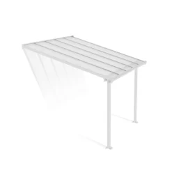Canopia Olympia Pergola Addossata in Alluminio 3X3 m Bianco