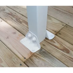 Canopia Olympia Pergola Addossata in Alluminio 3X9.8 m Bianco