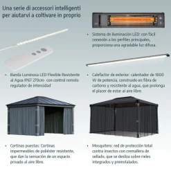 Canopia Palermo Gazebo in Alluminio 3X3 m